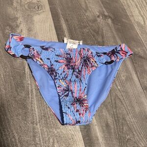 Jessica Simpson Blue Floral One-Piece Swimwear
